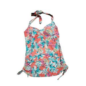 Croft & Barrow size 12 Large Tankini Swimsuit Top womens